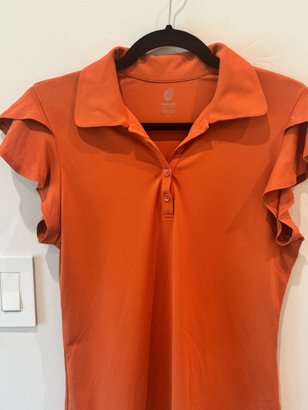 GGblue Ruffle Golf Shirt